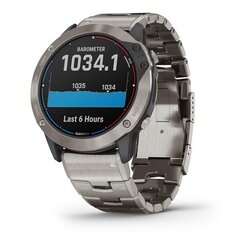Garmin quatix® 6 Sapphire Titanium Grey цена и информация | Смарт-часы (smartwatch) | kaup24.ee