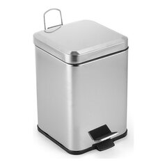 3-литровая мусорная корзина с педалью. цена и информация | Мусорные баки | kaup24.ee