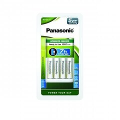 Laadija Panasonic Charger BQ-CC17, 4-le akule hind ja info | Patareid | kaup24.ee