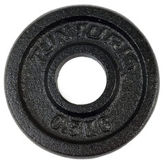 Весовые диски Tunturi Plates Black, 30 мм цена и информация | Гантели, гири, штанги | kaup24.ee