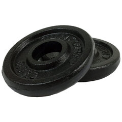 Ketas raskused Tunturi Black, 30 mm hind ja info | Hantlid, kangid, raskused | kaup24.ee