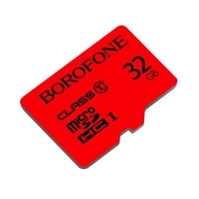 Mälukaart Borofone microSD 32Gb ilma adapterita цена и информация | Mobiiltelefonide mälukaardid | kaup24.ee