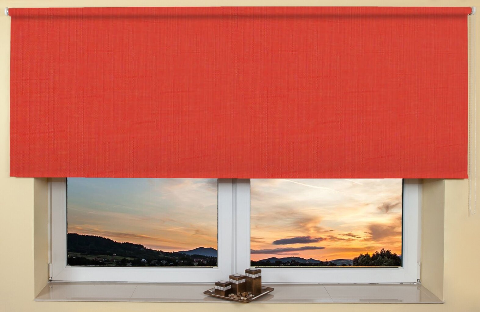 Seina / lae rulookardin 80x240 cm, 877 Oranž hind ja info | Rulood | kaup24.ee
