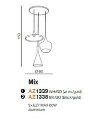 Azzardo светильник Mix AZ1339 цена и информация | Люстры | kaup24.ee