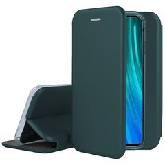 Чехол Book Elegance Samsung S21 FE темно зеленый цена и информация | Чехлы для телефонов | kaup24.ee