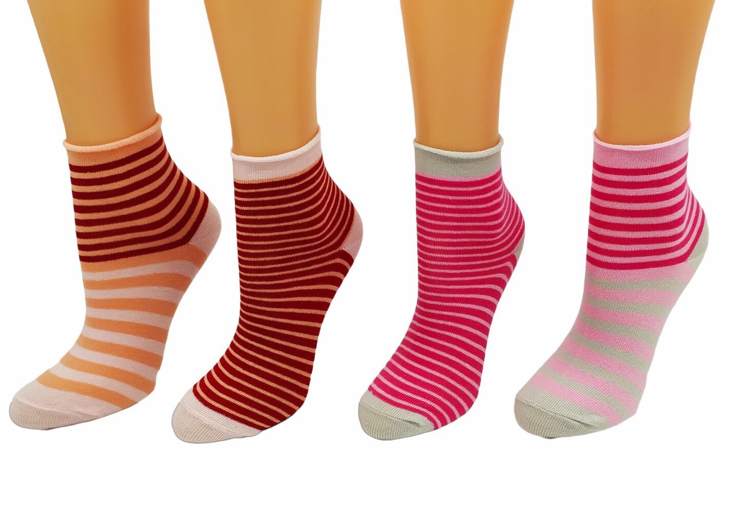 Tüdrukute sokid VCA Kids, 4 paari цена и информация | Tüdrukute sukkpüksid ja sokid | kaup24.ee