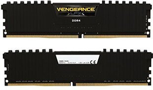 Corsair Vengeance LPX 16GB DDR4 DRAM 2400MHz C16 Memory Kit (CMK16GX4M1A2400C16) цена и информация | Оперативная память (RAM) | kaup24.ee