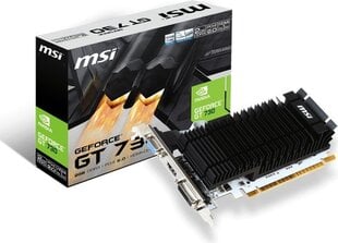 MSI GeForce GT 730 DDR3 N730K-2GD3H/LP цена и информация | Видеокарты | kaup24.ee