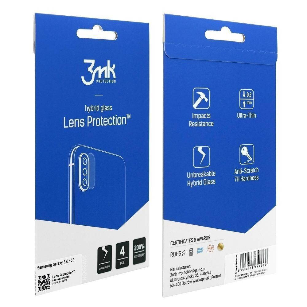 LCD kaitsekile kaamera jaoks 3MK Hybrid Glass Lens Apple iPhone 13 hind ja info | Ekraani kaitsekiled | kaup24.ee