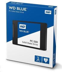 Western Digital Blue SSD 500GB 2.5" SATAIII WDS500G1B0A hind ja info | Sisemised kõvakettad (HDD, SSD, Hybrid) | kaup24.ee