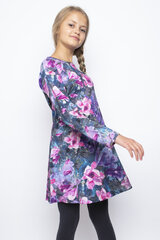 Huppa платье для девочек MAIA, фиолетовый-пестрый 907157799 цена и информация | Платья для девочек | kaup24.ee