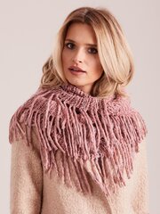 Fringed melange roosa kaela soojendaja hind ja info | Naiste sallid | kaup24.ee