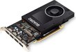 PNY Quadro P2000 5GB GDDR5 PCIE VCQP2000-PB hind ja info | Videokaardid (GPU) | kaup24.ee