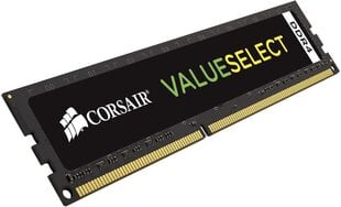 Corsair ValueSelect DDR4 4GB 2133MHz CL15 (CMV4GX4M1A2133C15) цена и информация | Оперативная память (RAM) | kaup24.ee