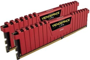 Corsair Vengeance LPX 16GB 2400MHz DDR4 CL16 KIT OF 2 CMK16GX4M2A2400C16R цена и информация | Оперативная память (RAM) | kaup24.ee