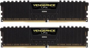 Operatiivmälu Corsair Vengeance LPX 16GB 3000MHz DDR4 CL15 KIT OF 2 CMK16GX4M2B3000C15 hind ja info | Operatiivmälu (RAM) | kaup24.ee