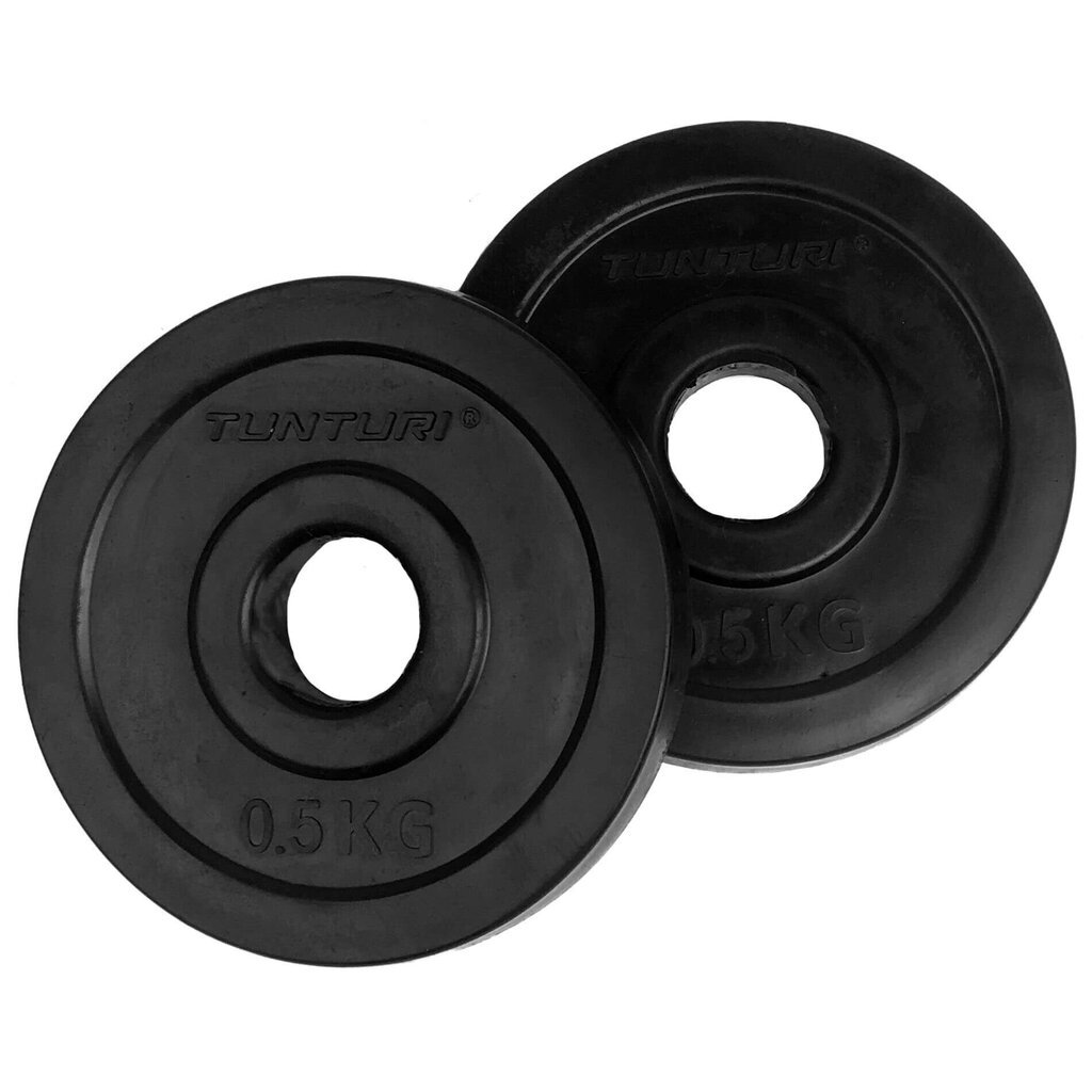 Ketas raskused Tunturi Rubber, 30 mm hind ja info | Hantlid, kangid, raskused | kaup24.ee