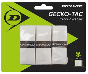 Намотка верхняя Dunlop GECKO-TAC, чёрная, 3 шт. цена и информация | Товары для большого тенниса | kaup24.ee