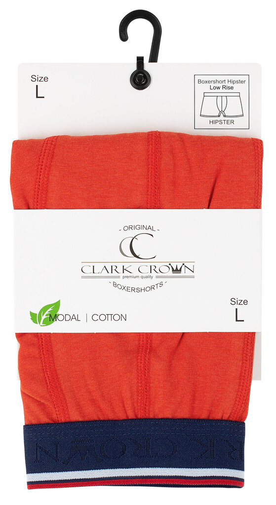 Meeste aluspesu Clark Crown 1936 Boxershort hipster Low Rise, oranž hind ja info | Meeste aluspesu | kaup24.ee