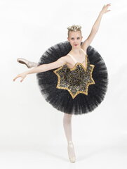 Balletikostüüm, Ballero, must, sametist, KI1-42 hind ja info | Balletiriided | kaup24.ee