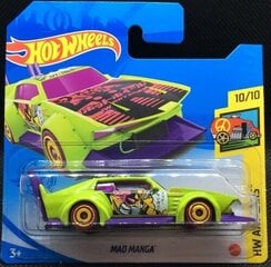 Машинка 2021 - 159 - GTC32  Hot Wheels Mad Manga цена и информация | Развивающий мелкую моторику - кинетический песок KeyCraft NV215 (80 г) детям от 3+ лет, бежевый | kaup24.ee