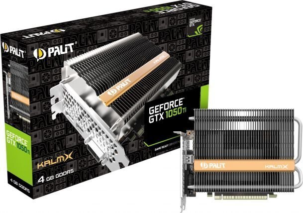 Videokaart Palit GeForce GTX1050 Ti KalmX 4GB GDDR5 PCIE NE5105T018G1H цена и информация | Videokaardid (GPU) | kaup24.ee