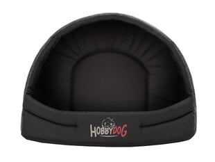 Hobbydog будка Black Ekolen R2, 50x38 см цена и информация | Лежаки, домики | kaup24.ee
