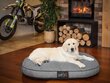 Hobbydog madrats Oval Dark Grey Ekolen L, 87x68 cm hind ja info | Pesad, padjad | kaup24.ee