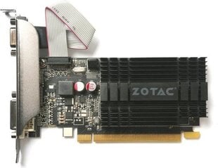 Zotac GeForce GT710 1GB DDR3 PCIE ZT-71301-20L цена и информация | Видеокарты | kaup24.ee