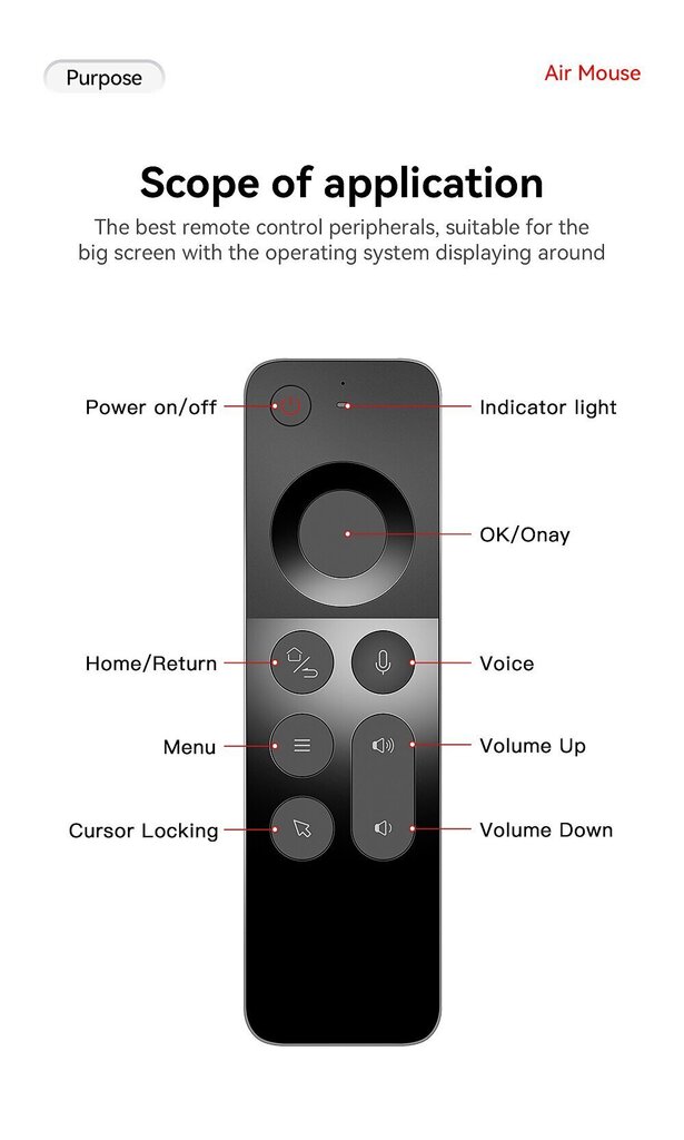 Pult We Chip Air Mouse W3 цена и информация | Smart TV tarvikud | kaup24.ee