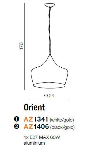 Valgusti Azzardo Orient AZ1406 hind ja info | Rippvalgustid | kaup24.ee
