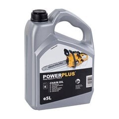 Масло для цепей PowerPlus 5L цена и информация | Запчасти для садовой техники | kaup24.ee