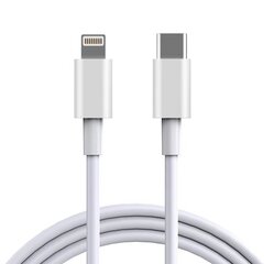 Goodbuy Lightning -> USB-C kaabel 18W / 100 cm, valge hind ja info | Mobiiltelefonide kaablid | kaup24.ee