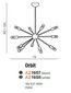 Rippvalgusti Azzardo AZ1657 Orbit цена и информация | Rippvalgustid | kaup24.ee