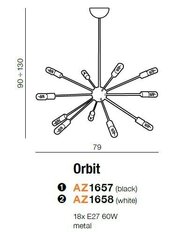 Azzardo подвесной светильник AZ1658 Orbit цена и информация | Люстры | kaup24.ee