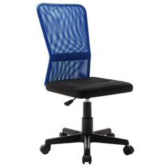 vidaXL kontoritool must ja sinine, 44 x 52 x 100 cm, võrkkangas цена и информация | Офисные кресла | kaup24.ee