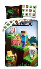 Комплект детского постельного белья Minecraft, 140 x 200, из 2 частей цена и информация | Детское постельное бельё | kaup24.ee