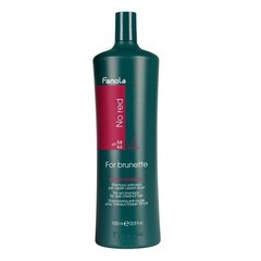 Juuste šampoon Fanola No Red For Brunette, 1000 ml hind ja info | Šampoonid | kaup24.ee