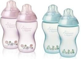 Pudelid 2 x 340 ml, Tommee Tippee 42262175 цена и информация | Lutipudelid ja aksessuaarid | kaup24.ee