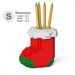 Конструктор Jekca, ST17PC01-M02, Подставка под Карандаши - Рождественский Носок, 410 шт. цена и информация | Конструкторы и кубики | kaup24.ee