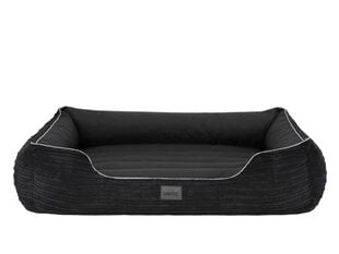 Hobbydog лежак Exclusive Black Velvet L, 65x50 см цена и информация | Лежаки, домики | kaup24.ee