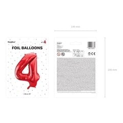 Воздушный шар из фольги 4, 86 см цена и информация | Шары | kaup24.ee