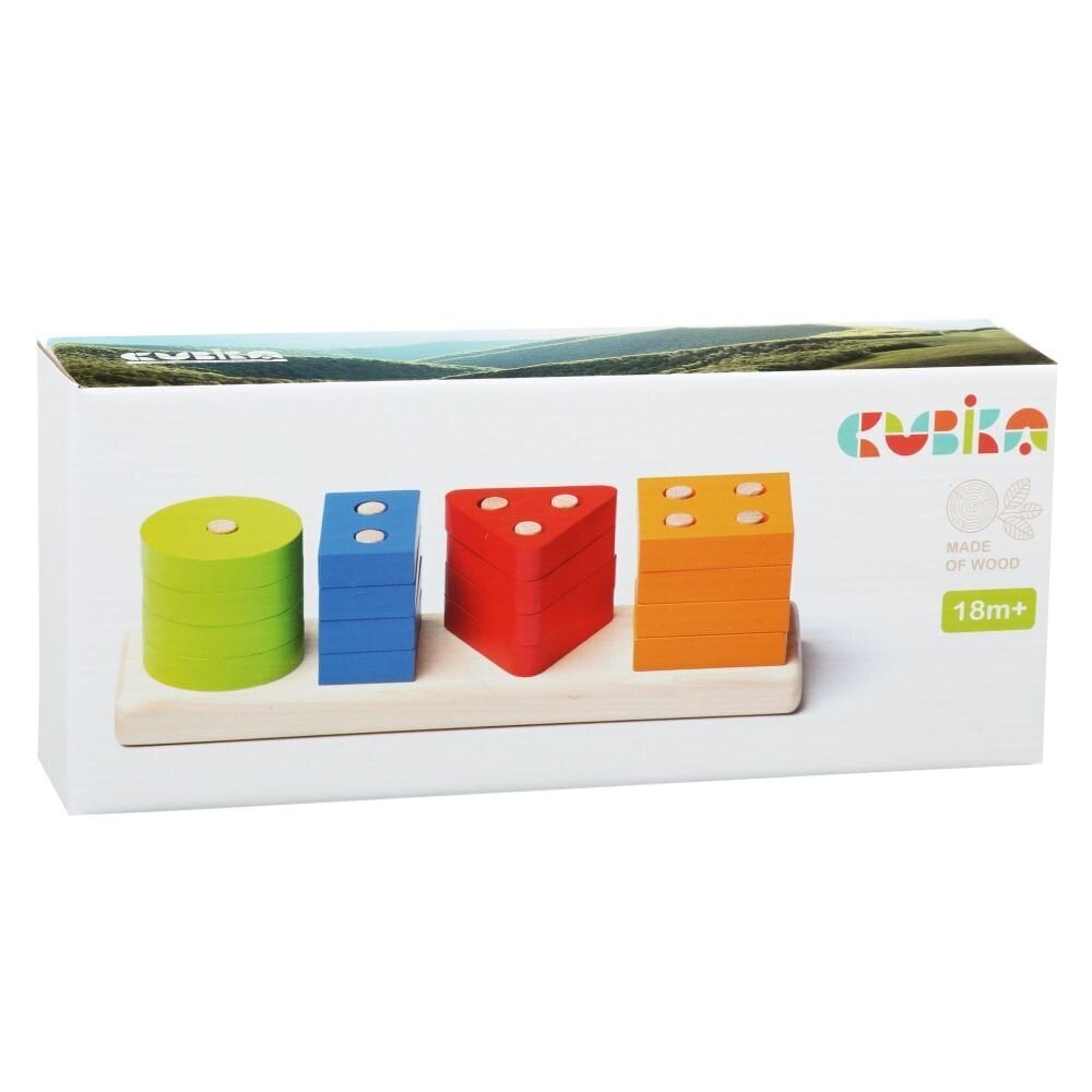 Puidust sorteerija, Cubika цена и информация | Imikute mänguasjad | kaup24.ee