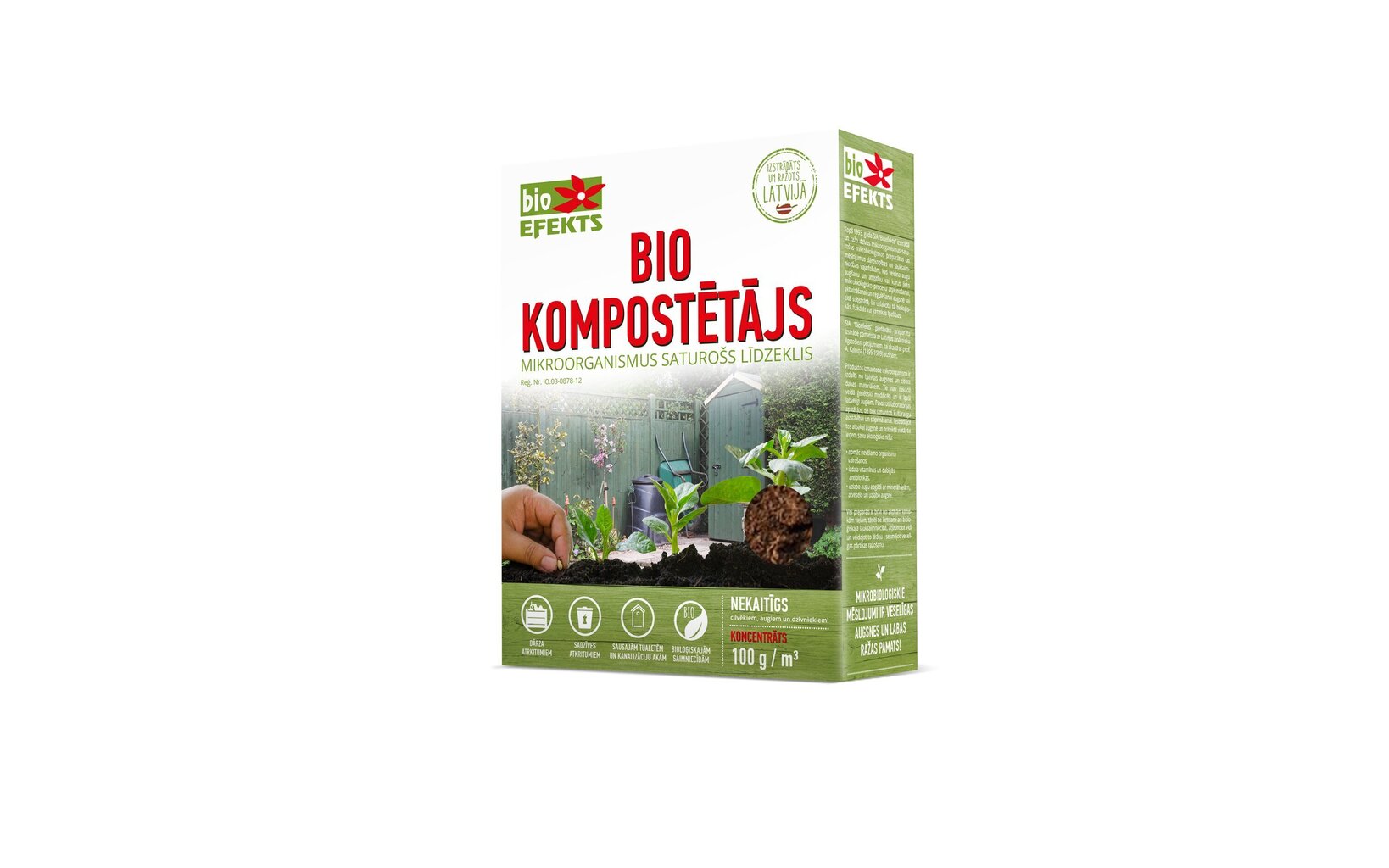 Biokomposter, kontsentraat, 100 g цена и информация | Kuivväetised | kaup24.ee