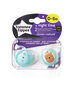 Lutt Assorted Tommee Tippee, silikoon, Night Style 0-6 m, 2 tk hind ja info | Lutid | kaup24.ee