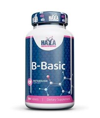 Пищевая добавка Haya Labs B-Basic 100 табл. цена и информация | Витамины | kaup24.ee