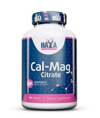 Haya Labs Cal - Mag Citrate (кальций и магний) 90 табл. цена и информация | Витамины | kaup24.ee