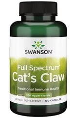 Kassiküüs, 500 mg "Swanson", 100 kapslit hind ja info | Vitamiinid, toidulisandid, immuunsuse preparaadid | kaup24.ee