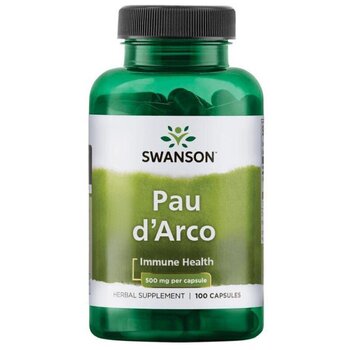 Toidulisand Swanson Pau dArco 500 mg., 100 kaps. hind ja info | Vitamiinid, toidulisandid, immuunsuse preparaadid | kaup24.ee