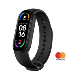 Xiaomi Mi Smart Band 6 NFC Black цена и информация | Фитнес-браслеты | kaup24.ee